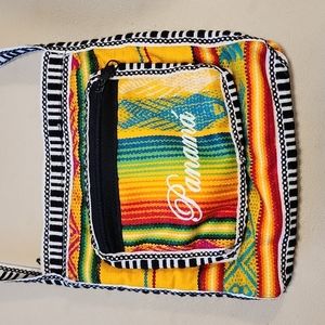 Colorful Little Panama Cross Body Bag.